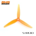 Śmigła HQProp BMS Racing Prop 5.1X4.3X3 Orange (2CW+2CCW)-Poly Carbonate
