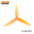 Śmigła HQProp BMS Racing Prop 5.1X4.3X3 Orange (2CW+2CCW)-Poly Carbonate