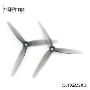 Śmigła 5,1" HQProp 5.1X2.5X3  Grey （2CW+2CCW)-Poly Carbonate