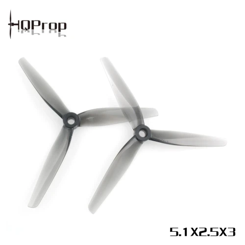 Śmigła HQProp 5.1X2.5X3 Grey （2CW+2CCW)-Poly Carbonate
