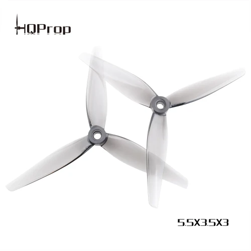 Śmigła HQProp 5.5X3.5X3 V2 Grey (2CW+2CCW)-Poly Carbonate