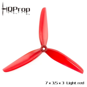 Śmigła 7" HQ Durable Prop  7X3.5X3V1S  Light Red  (2CW+2CCW)-Poly Carbonate