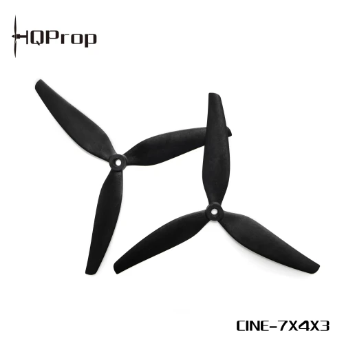 Śmigła HQProp Cine7(7X4X3) (1CW+1CCW) Black-Glass Fiber Reinforced Nylon