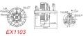 Silnik Happymodel EX1103 1-2S 11000KV Mobula8