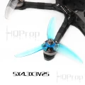 Śmigła 5" HQ Freestyle Prop 5X4.3X3V2S Light Yellow (2CW+2CCW)-PC