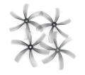 Śmigła 4" Duct-4X4X6 for Cinewhoop Grey (2CW+2CCW)-PC