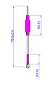 Antena Mobula7 DJI O4 Happymodel Dipol 2 szt.