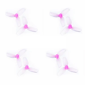 Śmigła 1,2" HQ Ultralight Whoop Prop 31MMX3(1.2X1.1X3) Pink (2CW+2CCW)-PC-1MM