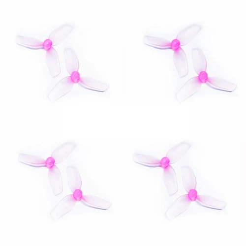 Śmigła 1,2" HQ Ultralight Whoop Prop 31MMX3(1.2X1.1X3) Pink (2CW+2CCW)-PC-1MM