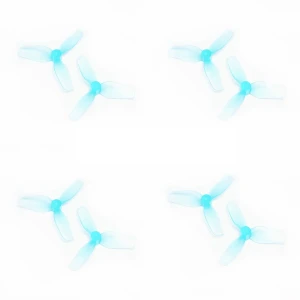 Śmigła 1,2" HQ Ultralight Whoop Prop 31MMX3(1.2X1.1X3) Teal (2CW+2CCW)-PC-1MM