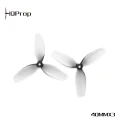 Śmigła 1,6" HQ Ultralight Whoop Prop 40MMX3 White (2CW+2CCW)-PC-1.5MM