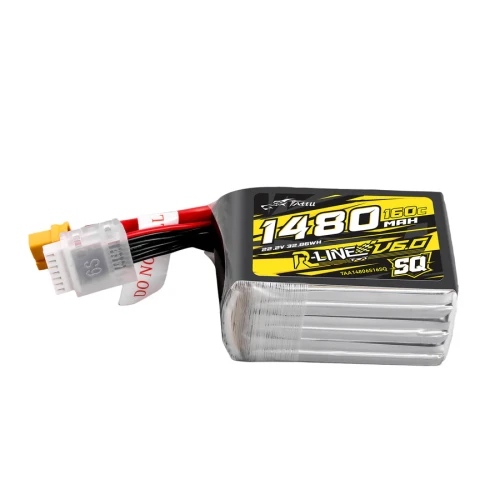 Akumulator Lipo Tattu R-Line V6 1480mAh 22.2V 160C 6S XT60 [SQ]