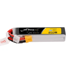 Akumulator Lipo Tattu 850mAh 95C 2S 7.6V HV z XT30 Long-Pack