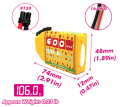 Akumulator LIPO CNHL Pizza 600mAh 6S
