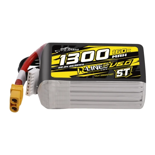 Akumulator Lipo Tattu R-Line V6 1300mAh 22.2V 160C 6S XT60 [ST]