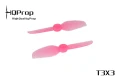 Śmigła 3" HQProp DP T3X3 Light Pink