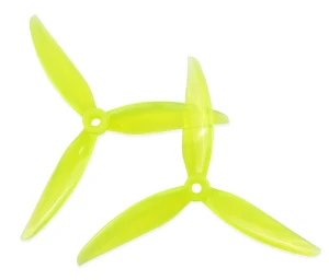 Śmigła 5,1" HQProp FlowerPig R29.5 Yellow (2CW+2CCW)